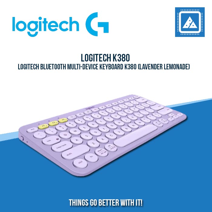LOGITECH BLUETOOTH MULTI-DEVICE KEYBOARD K380 (LAVENDER LEMONADE) LOGITECH BLUETOOTH MULTI-DEVICE KEYBOARD K380 (LAVENDER LEMONADE)